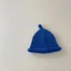 Gorros de Lana Tejidos para Bebés de Otoño e Invierno, Lindos y Versátiles Gorros con Chupete para Bebés y Niños Pequeños, Gorros Cálidos Tipo Melón para Niños y Niñas