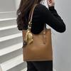 2025 Nuevo Bolso de Mano de Seda de Alta Gama para Primavera Bufanda Todo Combinable Ins Hombro Axila Bolso Tote Retro para Viaje