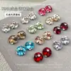 Joyería de bola de diamante para arte de uñas K9 explosivo super brillante alta lujo cristal blanco multicorte pila joyería para arte de uñas