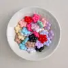 Flor Cor Sólida Acrílico Cinco Pétalas Colorido Pulseira Corrente de Celular Pingente Acessórios de Joias DIY Materiais para Miçangas Artesanais
