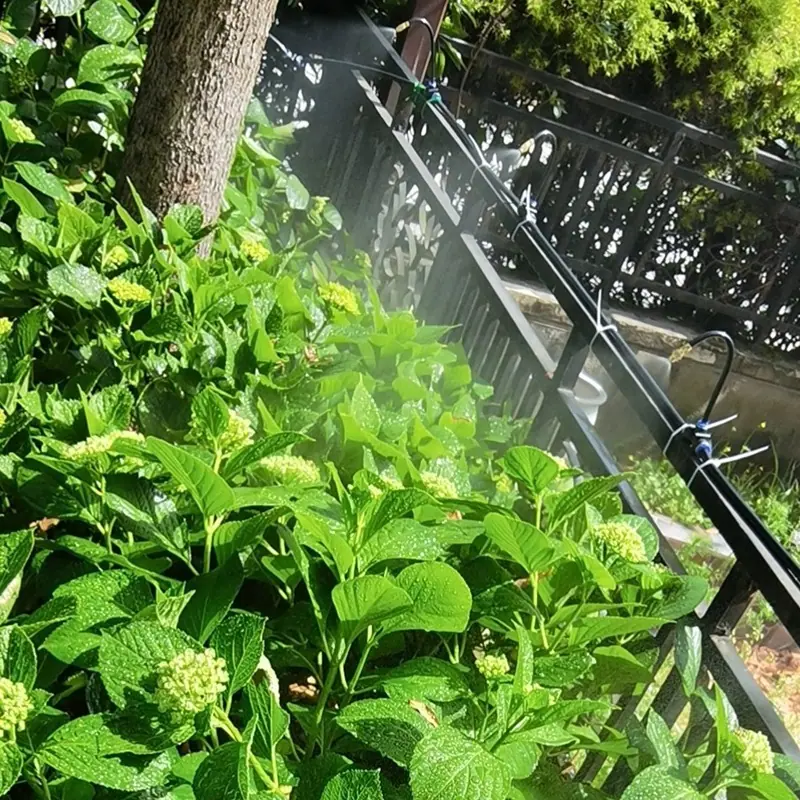 万向喷头喷雾效果