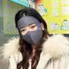Máscara Facial Completa Cálida de Otoño e Invierno para Mujeres, Máscara a Prueba de Viento para Ciclismo al Aire Libre, Máscara Facial Estéreo 3D Anti-Maquillaje, a Prueba de Viento y Frío