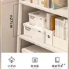 Estante para Libros Estilo Ins de Pie para Dormitorio Hogar Almacenamiento Multicapa Hierro Almacenamiento Exhibición Sala de Estar Estante Escalera