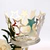 Encaje estrella roja de cinco puntas transfronterizo para pastel de boda, cápsula de papel envolvente al por mayor, cápsula de papel hueca, soporte de papel para cupcakes