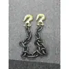 Gancho de Cuerno de Oveja para Levantar Cadena de Doble Gancho Levantamiento de Piedras Cadena de Acero Horquilla de Grúa Cadena de Unión para Levantar Carretilla Elevadora Cadena de Tarjeta Gancho de Levantamiento
