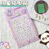 Pegatinas Luminosas para Uñas 5D DIY en Relieve Niños Niñas Nuevo Estilo Pegatinas de Nariz Pequeña Pegatinas para Uñas de Bebé Princesa de Dibujos Animados