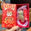 Set de Llaveros de Riqueza del Año del Caballo Oro Puro 999 Encanto para Teléfono de Fortuna Instantánea Colgante para Bolso Regalo Venta al por Mayor