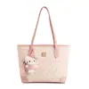Bolsa de Hombro con Estampado de Dibujos Animados para Mujer, Gran Capacidad, Adecuada para Estudiantes Universitarias para Clases y Viajes, Bolso de Hombro, Envío Transfronterizo, Bolso de Mano de Moda