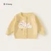 Roupa infantil Youbao, camiseta de menina com estrelas, top para criança pequena, nova camiseta básica de bebê para primavera e outono, doce manga longa infantil