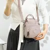 Bolsa Pequena de Ombro Feminina Estilo Novo 2026, Fashion e Requintada, Bolsa de Celular Multicamadas, Bolsa de Ombro Casual Esportiva em Lona, Bolsa Transversal