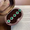Nuevo Pulsera de Calabaza de la Fortuna de Jade de Espuma de Agua Natural Incrustado Estilo Chino para Mujer, Temática de Gato, Nicho, Versátil, Lujo Ligero, Joyería de Alta Gama