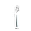 Aço Inoxidável 304 Estilo Coreano Colher Garfo Doméstico Colher de Sopa Café Cabo Longo Colher de Mistura para Refeição Colher de Sobremesa Garfo de Jantar Ocidental Utensílios de Mesa