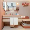 Lançamento de Novo ProdutoConjunto de Mobília para Quarto Padrão de Hotel Laranja 3.0 com Material de Painel Artificial de Grau E1 como Opção Padrão