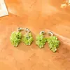 Pendientes de Flor de Concha Coloridos Super de Hada, Pendientes de Estilo Girly Frescos y Dulces, Accesorios de Moda, de Alta Gama, Elegantes y con Estilo