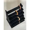 Suporte de Exibição para Pulseiras e Braceletes Suporte de Balcão de Loja Rack de Armazenamento para Pulseiras e Colares Caixa de Armazenamento Destacável de 5 Níveis Grande