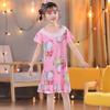 Pijama para Niños Camisón para Niñas Verano de Manga Corta para Bebé Niña Princesa Verano Fino Vestido para Casa