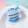 Bolsa de monedas de peluche de abeja de dibujos animados, mini bolsa para estudiantes, colgante para llavero, linda bolsa portátil para guardar auriculares