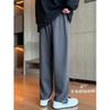Pantalones Casuales de Estilo Japonés para Hombre, Pantalones Rectos Holgados Recortados High Street, Pantalones de Moda de Pierna Ancha, Pantalones de Traje Dk de Alta Gama