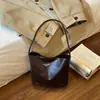 Bolso Cubo Retro de Gama Alta de Nicho para Mujer 2026 Nuevo de Moda Coreana Versátil Bolso de Hombro Bolso de Axila para Mujer