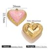 Acero Inoxidable Aceite Colgante Corazón de Durazno DIY Collar de Dama Pulsera Joyería Hecha a Mano Colgante de Amor Accesorios de Joyería