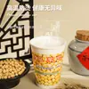 Vaso de papel desechable grueso con recubrimiento de grado alimenticio anti-quemaduras para leche de soya, para puestos de desayuno, avena, venta al por mayor comercial, vaso de papel personalizado