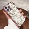 Funda Popular Transfronteriza Floral para Teléfono Adecuada para Apple 17Pro, Airbag Engrosado Anticaídas, 15Pro En Stock Venta al por Mayor