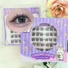 Caja de Regalo de Pestañas Postizas Transfronterizas Pequeña Seis Filas Yf11 Estilo Cómico Ojos Pestañas de Precisión Pestañas Postizas Simples Sin Pegamento