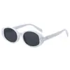 Gafas de Sol con Montura Ovalada Arcoíris para Hombres y Mujeres, Gafas de Sol Elegantes con Protección UV400