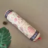 Fronha para Travesseiro de Coluna Cervical com Brocado, Semente de Espinheiro Alvar e Artemísia, Trigo Sarraceno, Casca de Semente de Cipreste, Fronha de Seda e Cetim, Fronha Cilíndrica Doce