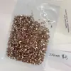 Arte de Unha Champagne Flat Joias de Diamante Pacote Completo Versátil Mini Gota D'água Borboleta Lua Formato Acessórios de Arte de Unha com Diamante Atacado
