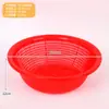 Cesta Coladora Hueca para Cocina Hogar Lavado de Verduras Cesta Coladora Hueca Cesta de Almacenamiento Multiusos Cesta de Plástico