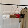 Bolsa Borgonha, Moda Retrô de Alta Qualidade, Couro Brilhante, Bolsa de Mão/Axila, Bolsa Transversal de Ombro Personalizada e Moderna