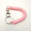 Plástico de Alta Elasticidad Anti-Pérdida Cordón de Teléfono Cuerda de Resorte Llavero Bolso Lanyard para Teléfono Llavero Cuerda de Resorte Colorida Tp