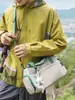 Bolsa Boston Plaid Color Block Simples de Nicho 2026 Nova Leve Casual Simples de Ombro Transversal
