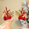 Horquilla navideña para niños, horquilla de asta para niña, accesorios de decoración navideña, diadema Mori, accesorios para el cabello para niños y niñas