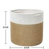 Cesta de corda de algodão tecida, cesto de flores, vaso de flores e cesto de flores interior, decoração moderna para casa, cesta de armazenamento, cesto de flores, algodão e cesta de flores de linho