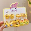 Elástico de Cabelo Infantil Desenho Animado, Elástico de Cabelo Kuromi Sanrio Fofo para Menina, Elástico que Não Machuca o Cabelo, Acessórios de Cabelo para Bebê