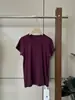 Dy4060- Top de Mujer Versátil Simple de Color Sólido de Manga Corta, Cuello Redondo, Suave y Ajustado, Hilo Dy4060 para Primavera