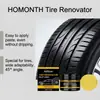 HOMONTH Creme para Cuidado de Pneus Polimento de Pneus de Carro Limpeza de Manutenção Brilho Creme de Cuidado Diário Conveniente