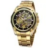 Reloj Mecánico Semiatomático Impermeable de Moda Casual Estilo Europeo y Americano para Hombre Forsining