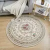 Alfombra de Terciopelo de Cristal Estilo Persa Retro para Sala de Estar Dormitorio Resistente a Manchas Fácil de Limpiar Felpudo Alfombra Doméstica Absorbente de Agua