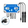 Detector de Qualidade de Água Online Conectado por Wifi Tuya Três em Um Ph/Orp Temperatura Tanque de Peixes Monitor de Qualidade de Água para Criação