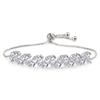 RAKOL Moda coreana clássica cobre incrustado olho de cavalo gota d'água zircônia pulseira para mulheres design de nicho ins pulseira de puxar