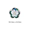Pegatinas de Flor de Lentejuelas y Cuentas Hechas a Mano Color Florales tamaño pequeño Accesorios de Ropa DIY Zapatos Bolsa Parches Decorativos Cosidos a Mano