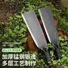 Cuchillo para leña cuchillo doméstico para partir leña cuchillo de tala exterior cuchillo para leña de acero al manganeso acero especial machete agrícola cuchillo para cortar leña hoz para cortar árboles