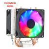 Radiador de CPU Wanjiafeng Wolf com tubo de cobre duplo, 9cm, tubo de calor duplo, ventoinha de CPU ultra silenciosa para computador de mesa