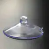 Ventosas Pequeñas Transparentes Perforadas de Plástico de 2.5 Cm - 8 Mm en Stock del Fabricante, Succión de Vacío Fuerte para Vidrio, Ganchos de Cabeza de Hongo