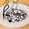 Conjunto completo de componentes para chaveiro DIY para arte com miçangas, um ótimo valor e sortimento misto esteticamente agradável de pingentes para mulheres, perfeito para decorar mochilas e chaves