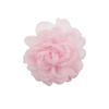 Estilo Coreano Organza Borda Queimada Malha Chiffon Flores de Rosa Corsage DIY Acessórios de Cabelo Enfeites para Sapatos Chapéus Acessórios de Vestuário 9cm