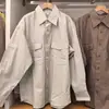 Camisa Suelta de Trabajo Estilo Japonés para Hombre y Mujer 26 Primavera/Verano Estilo Pareja de un Solo Botón Versátil de Manga Larga 484136